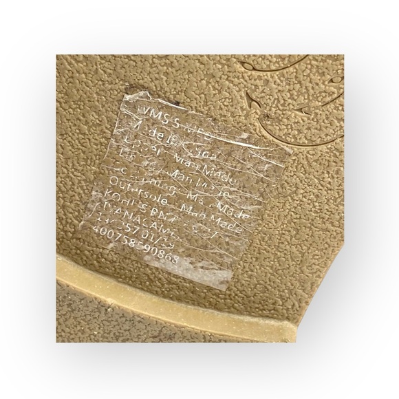 Sonoma ᪥ Laser Cut Vegan Leather Gladiator Thong Flat Sandals ᪥ Butter Yellow 6M - Picture 13 of 16